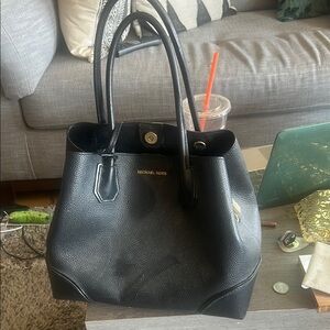 Michael Kors Black Tote with Structured Design